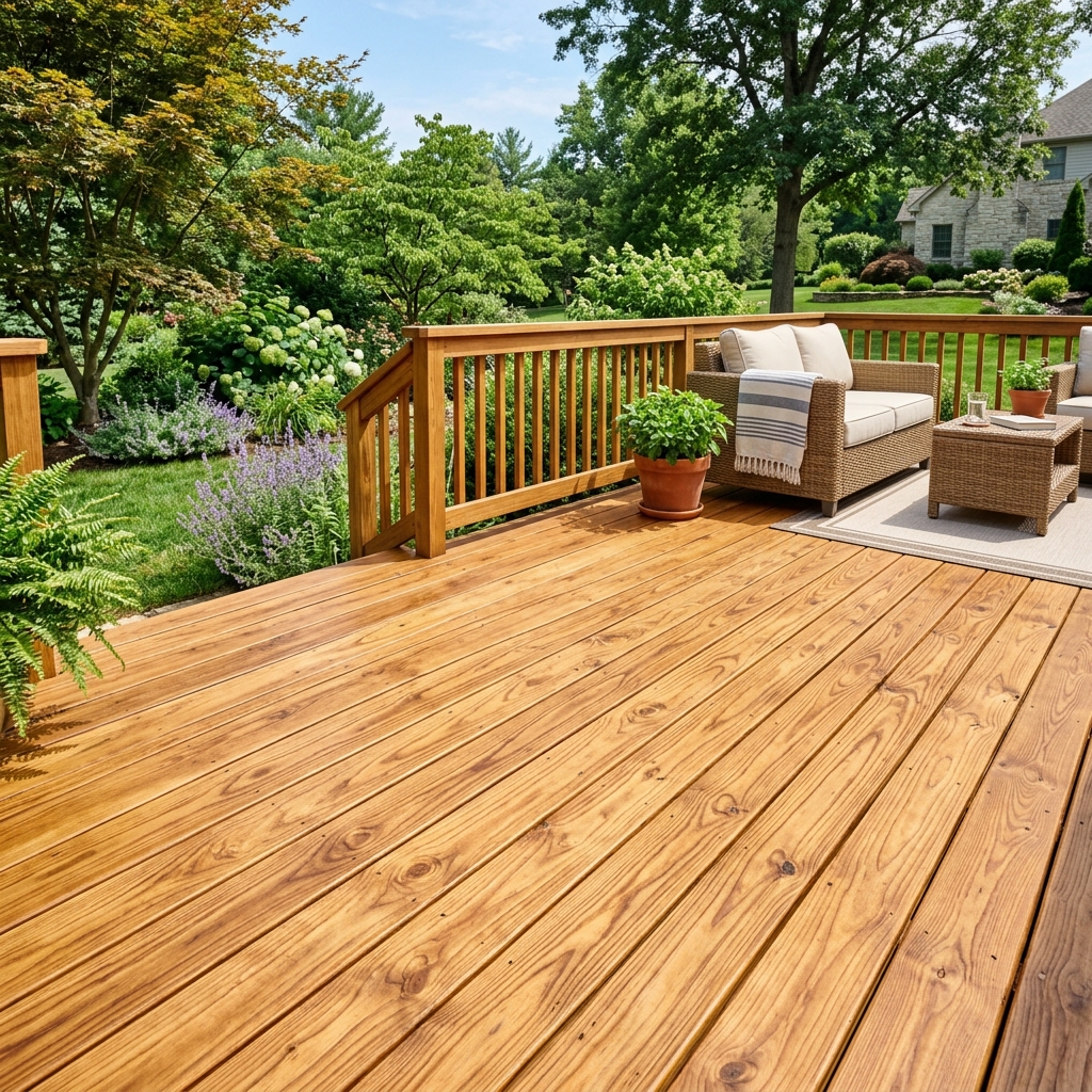 Restored Wood Deck