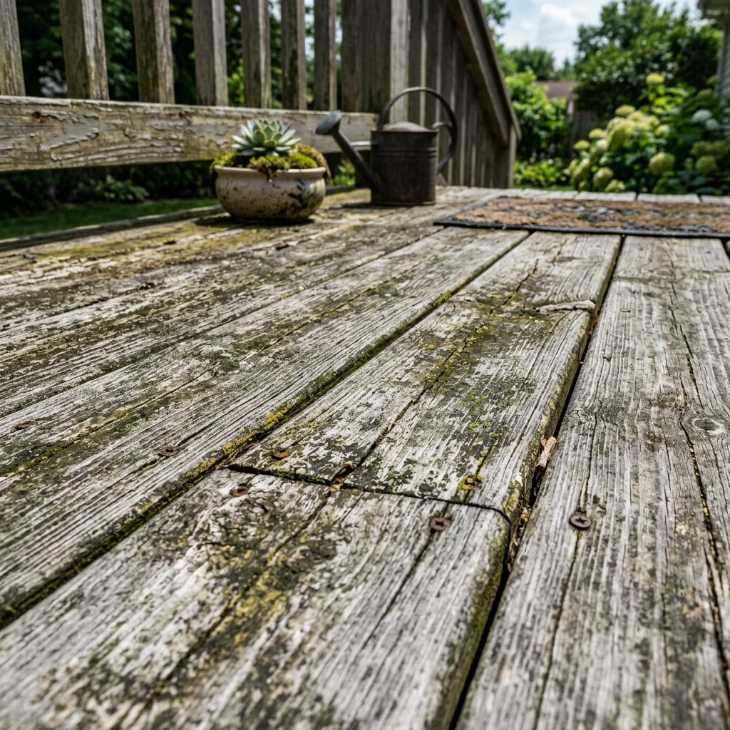 Weathered Wood Deck